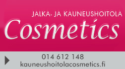 Kauneus- ja jalkahoitola Cosmetics logo